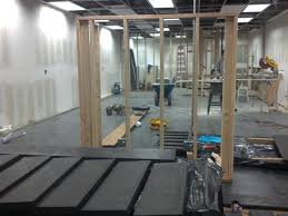 travaux de construction salon